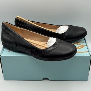 LifeStride Deja Vu Black Comfort Flats – Size 11M